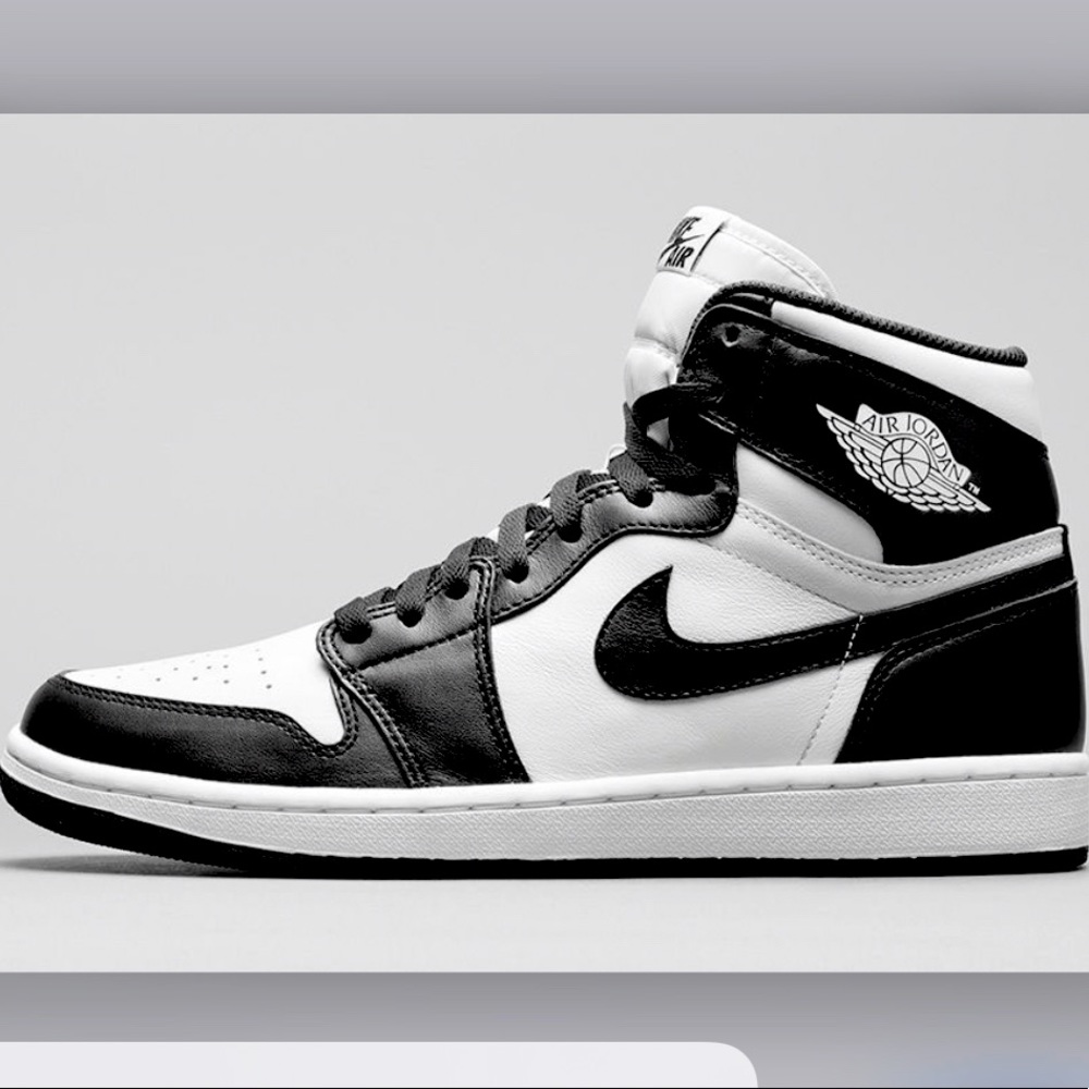 Black and White Jordan 1